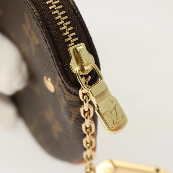 LOUIS VUITTON Monogram Hand Porte Monnaie Ron Coin Purse LV Auth - Picture 10 of 16